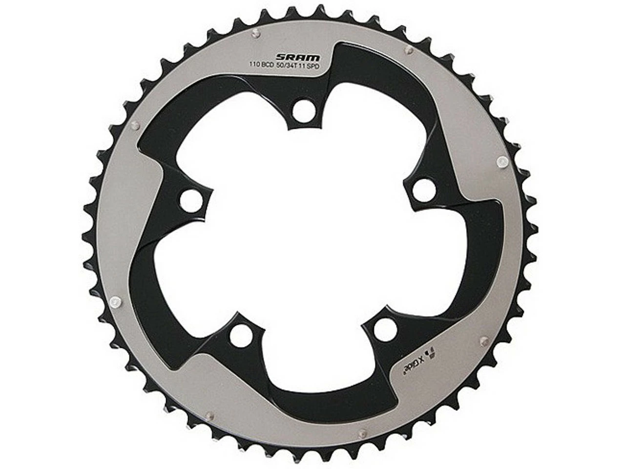 SRAM Kettenblatt Road Double X-Glide, 5-Arm, 110 Mm Lochkreis 3 SRAM Kettenblatt Road Double X-Glide, 5-Arm, 110 Mm Lochkreis