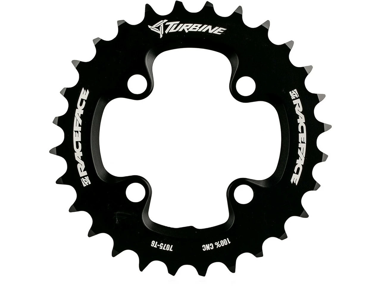 Race Face Turbine 11-fach Kettenblatt, 4-Arm 3 Race Face Turbine 11-fach Kettenblatt, 4-Arm