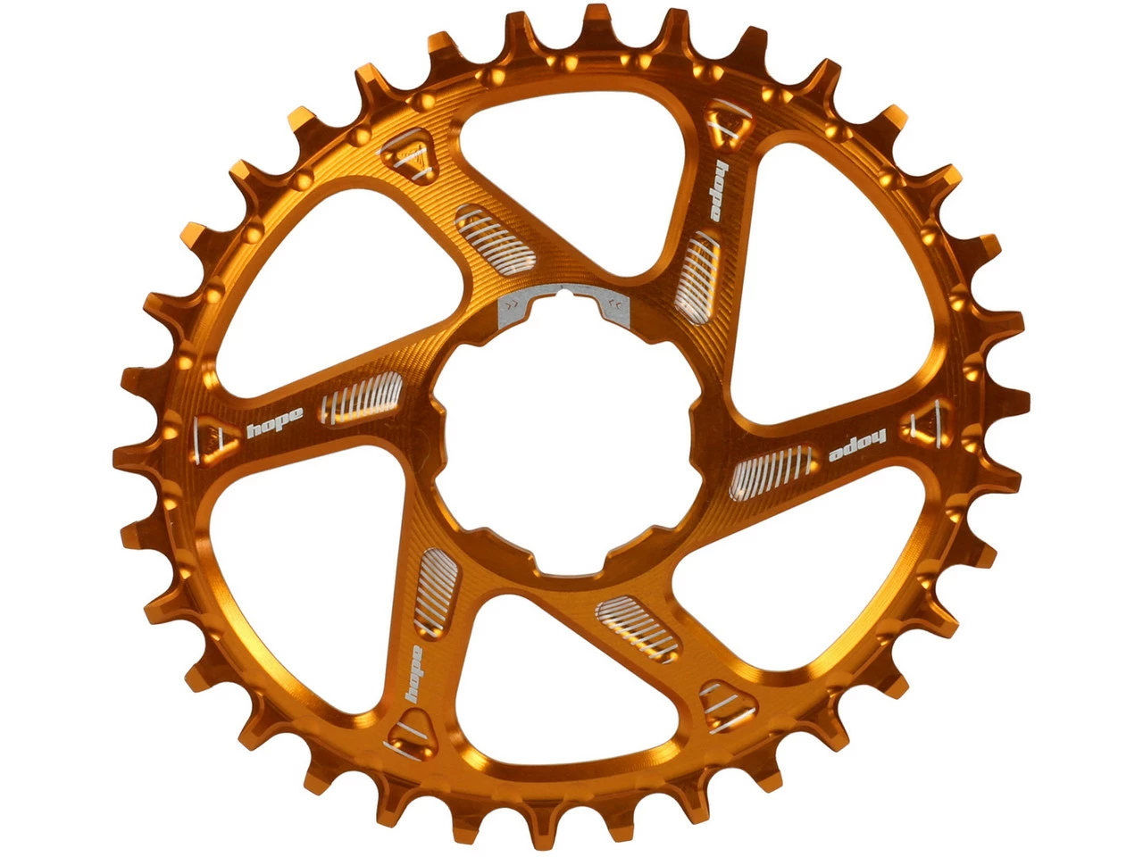 HOPE Oval Spiderless Retainer Ring Direct Mount Kettenblatt 4 HOPE Oval Spiderless Retainer Ring Direct Mount Kettenblatt – Bild 2