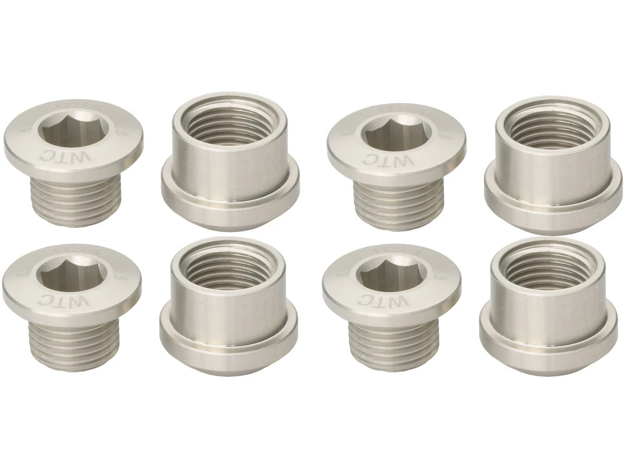 Wolf Tooth Components Kettenblattschrauben-Set 4-Arm 6 Mm 3 Wolf Tooth Components Kettenblattschrauben-Set 4-Arm 6 Mm