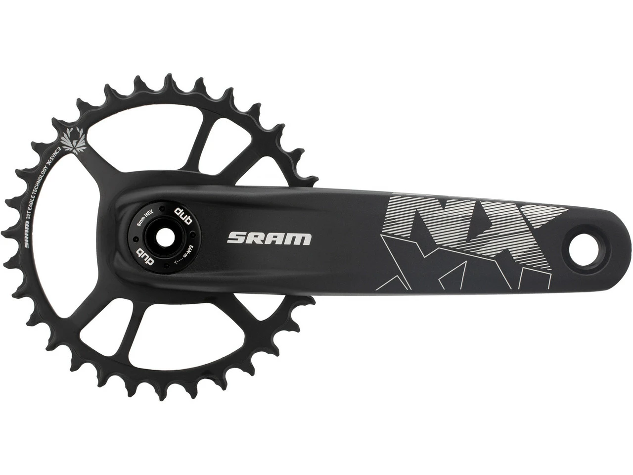 SRAM NX Eagle Boost Direct Mount DUB 12-fach Kurbelgarnitur 3 SRAM NX Eagle Boost Direct Mount DUB 12-fach Kurbelgarnitur
