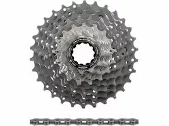 Shimano Dura-Ace Kassette CS-R9100 + Kette CN-HG901 11-fach Verschleißset