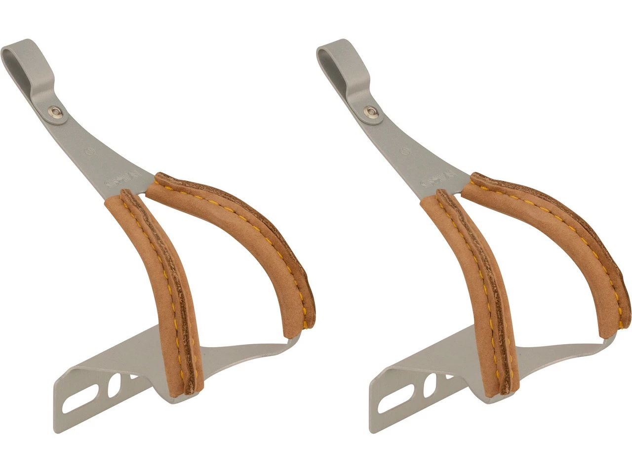 Mks Toe Clip Alloy W/leather Pedalhaken 3 Mks Toe Clip Alloy W/leather Pedalhaken