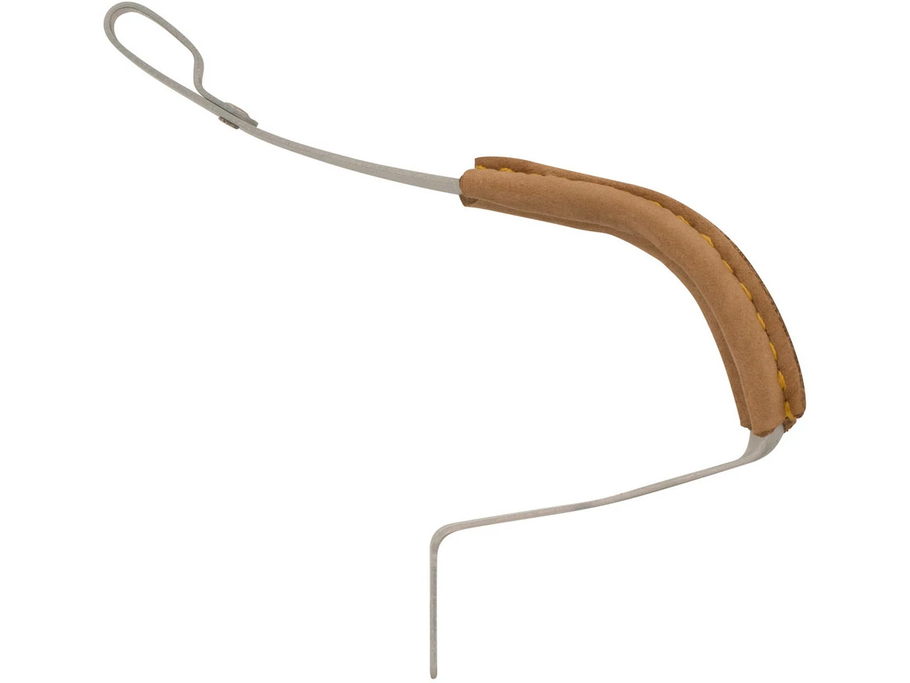 Mks Toe Clip Alloy W/leather Pedalhaken 4 Mks Toe Clip Alloy W/leather Pedalhaken – Bild 2