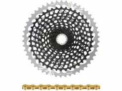 SRAM XG-1295 Kassette + PC X01 Eagle Kette 12-fach Verschleißset