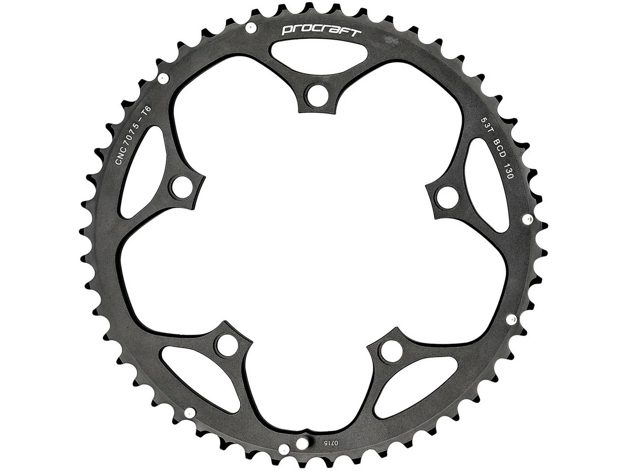 Procraft Kettenblatt 10-fach, 5-Arm, 130mm Lochkreis 3 Procraft Kettenblatt 10-fach, 5-Arm, 130mm Lochkreis