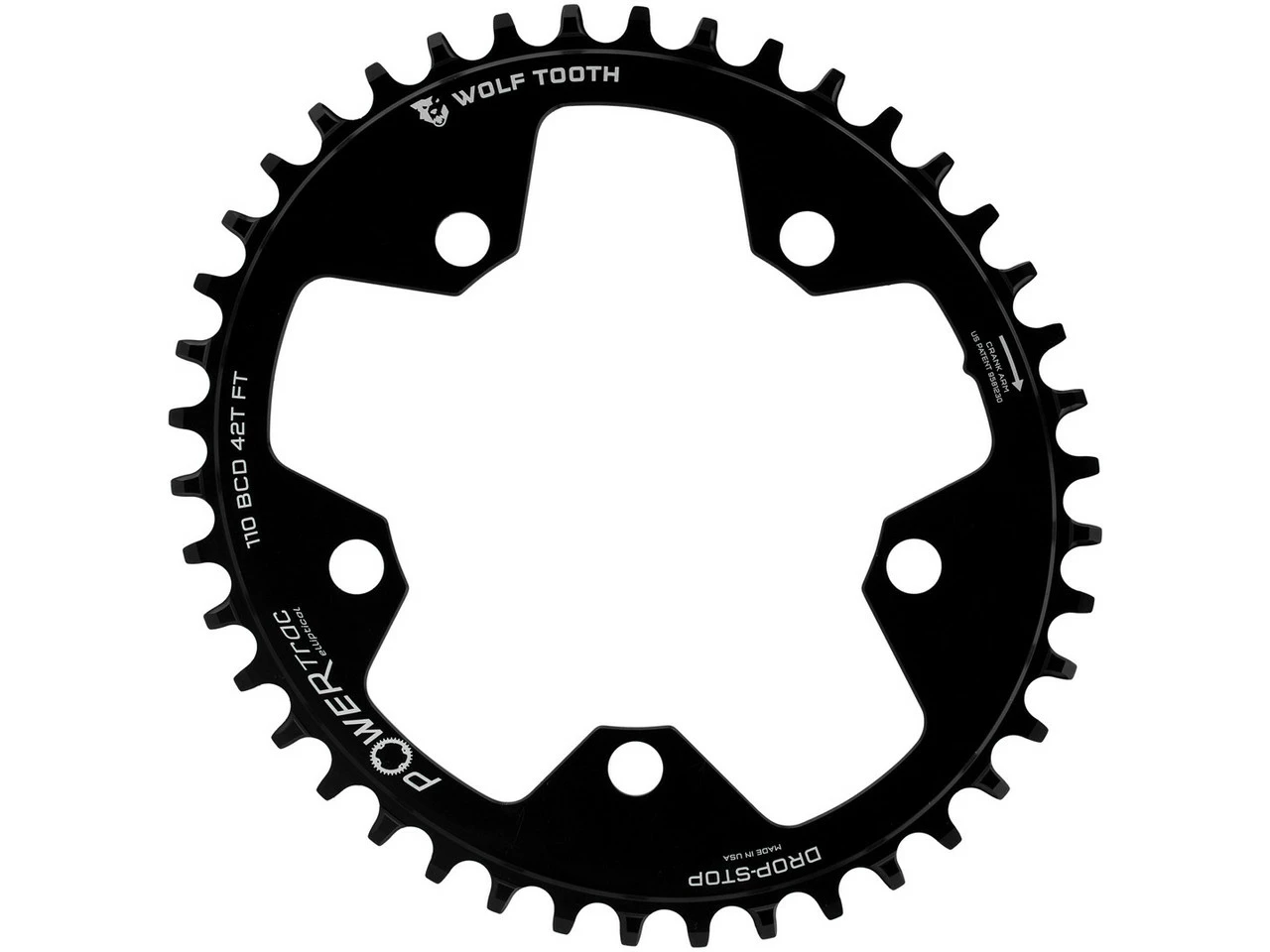 Wolf Tooth Components Elliptical 110 BCD Gravel / CX / Road Kettenblatt 3 Wolf Tooth Components Elliptical 110 BCD Gravel / CX / Road Kettenblatt