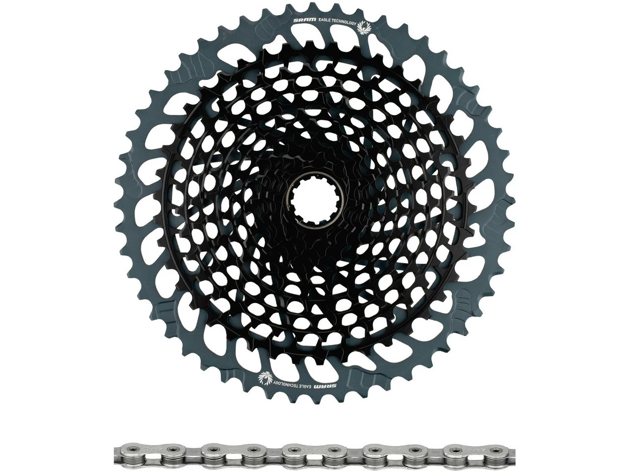 SRAM X01 Eagle XG-1295 Kassette + Eagle Kette 12-fach Verschleißset 10 SRAM X01 Eagle XG-1295 Kassette + Eagle Kette 12-fach Verschleißset – Bild 8