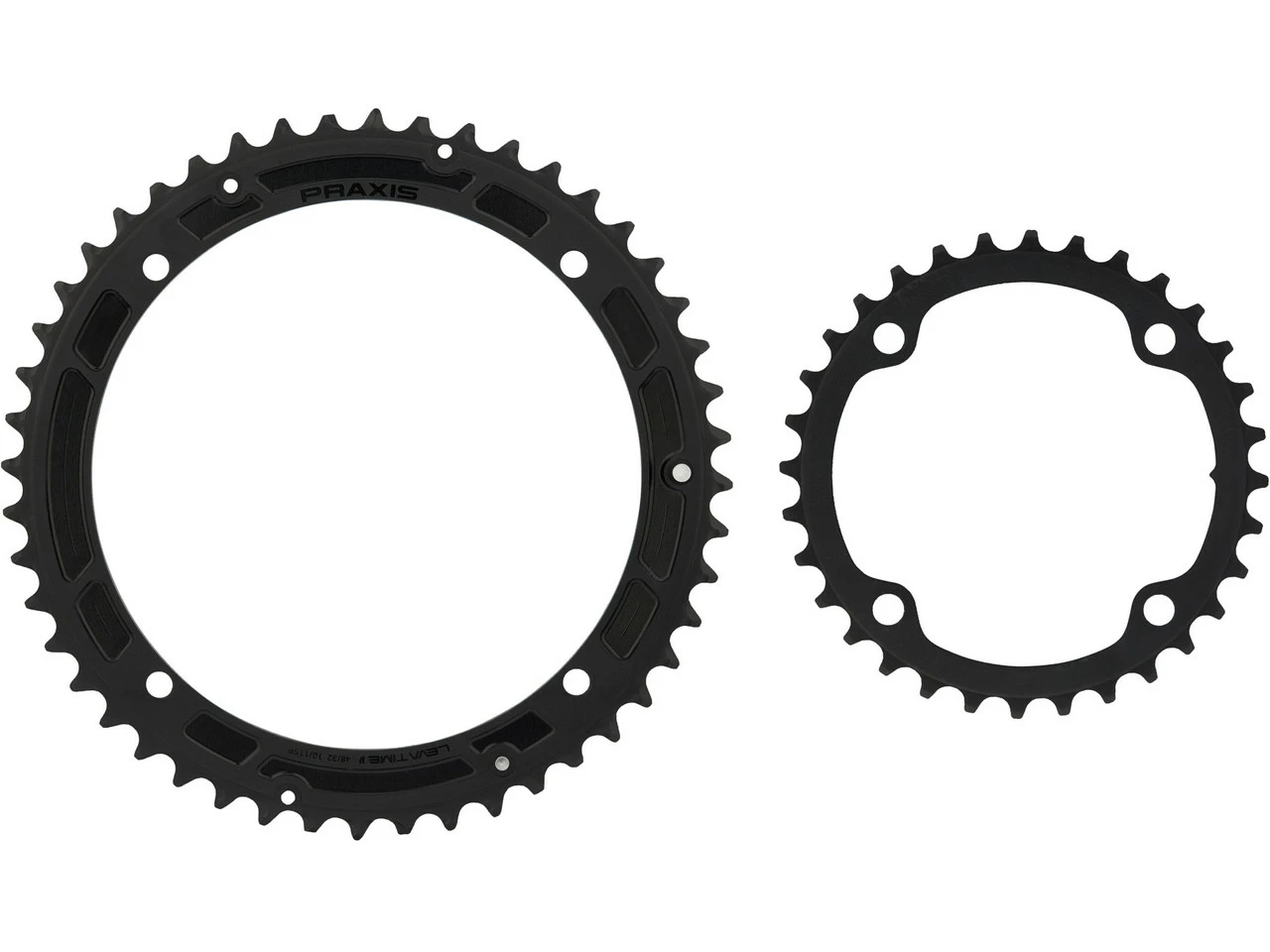 Praxis Works X-Rings Road Kettenblatt-Set, 4-Arm, 160/104 Mm Lochkreis 3 Praxis Works X-Rings Road Kettenblatt-Set, 4-Arm, 160/104 Mm Lochkreis