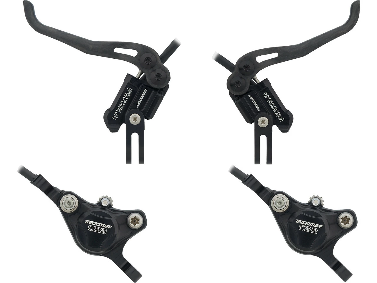 Trickstuff Piccola Carbon V+h Set Scheibenbremse 3 Trickstuff Piccola Carbon V+h Set Scheibenbremse