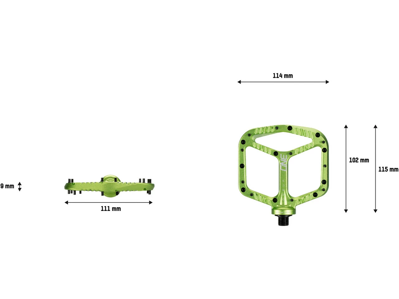 OneUp Components Aluminium Plattformpedale 7 OneUp Components Aluminium Plattformpedale – Bild 5