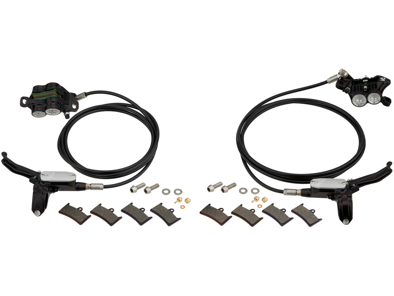 HOPE Tech 4 V4 V+h Set Scheibenbremse Mit Kunststoffleitung 14 HOPE Tech 4 V4 V+h Set Scheibenbremse Mit Kunststoffleitung – Bild 12