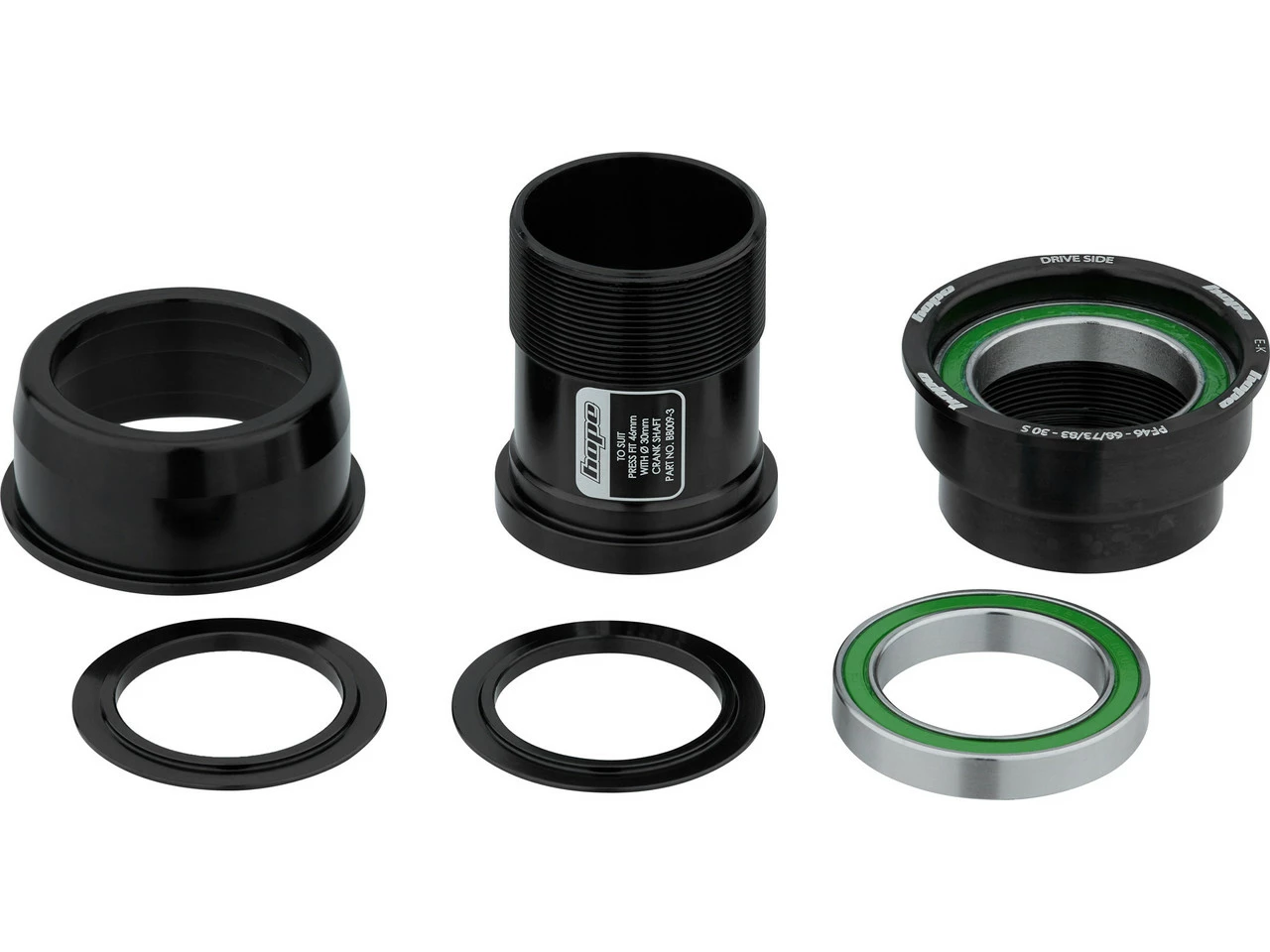 HOPE Edelstahl Pressfit Innenlager 46 X 30 Mm 6 HOPE Edelstahl Pressfit Innenlager 46 X 30 Mm – Bild 4